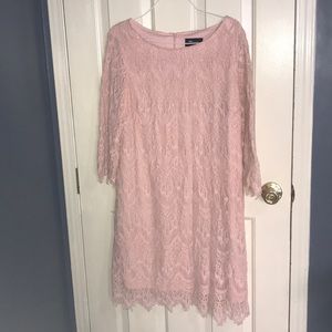 Pink Lace Dress